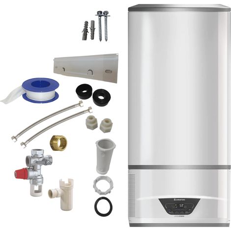 Ariston Group – Chauffe-eau hybride thermodynamique 100L – Classe énergétique A – Réduction consommation jusqu'à 50% – Installation facile avec accessoires fournis (1/5)