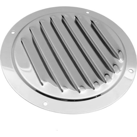 Grille d'aération murale de 125 mm (5 pouces) en acier inoxydable (1/5)