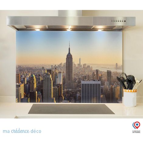 Fond de hotte : New York 2 - Alu composite - 70 cm - 60 cm (1/5)