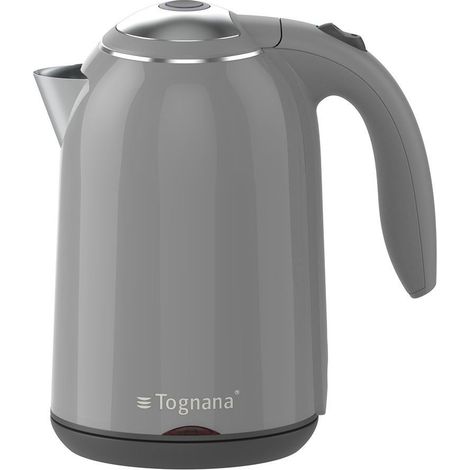 Bollitore Caraffa Elettrica Iridea Grigio Perla Capacità 1,7 Litri