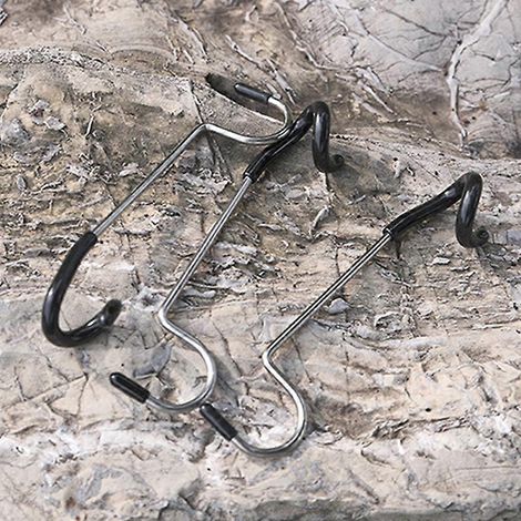 Crochet de suspension portable en alliage d'aluminium pour mât de tente extérieur, éclairage extérieur, équipement de camping, de chasse et de pêche. (1/5)