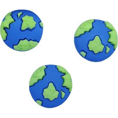 Set de 20 mini planètes terre plates 0,8 pouce, autocollants décoratifs mignons pour coiffure, téléphone, bricolage artisanal, accessoires portables DIY (1/5)