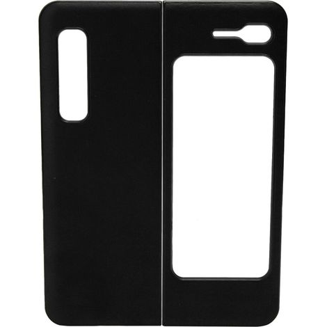 Étui de téléphone ultra-fin en cuir véritable pour Samsung Galaxy Fold, élégant et stylé, protection intégrale, design rétro, résistant aux chocs et à la poussière, protège l'appareil photo et l'écran (1/2)