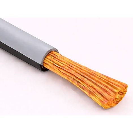 Cavo Filo Unipolare FLRY-B ISO 6722 Classe B Sez. 0,50 mmq Grigio/Nero