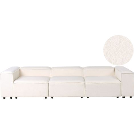Modular Sofa 3 Seater ARDAL Boucle Off-White (1/5)