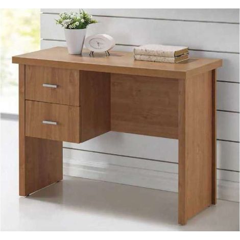 Mesa de despacho Oscar dos cajones acabado maple, 75 cm(alto)100 cm(ancho)50 cm(largo) (1/2)