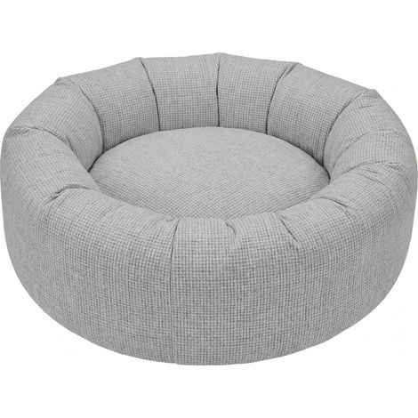 MOKA - Panier chien/chat tissu chenille - XL - Gris clair