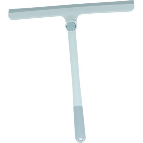 Escobilla de goma giratoria azul, herramienta de limpieza multiusos para ventanas y cocina, ergonómica