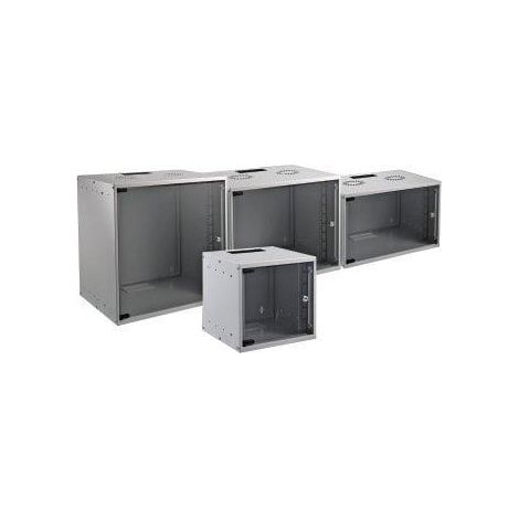 efb Wand-Armoire 09U Grau Licht 9U Stahl