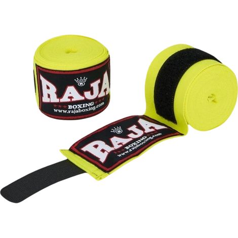 Bandes de boxe Raja jaunes 4,5 m (1/2)