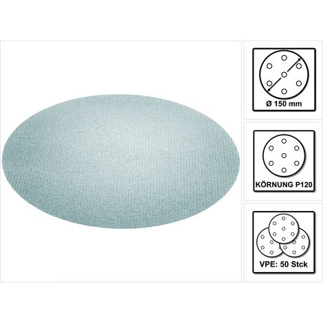 Festool Abrasivo de malla STF D150 P120 GR NET/50 Granat Net (1/5)