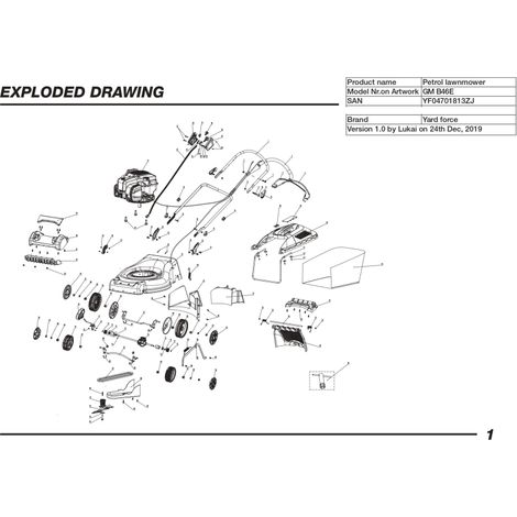 Sacco raccoglierba rigido - 1052577001 per GM B46E, LM G46D, LM G46E