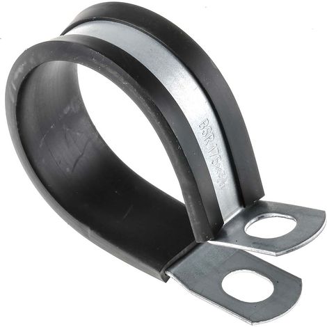 Clip serre-câbles à visser, Ø max 40mm en Acier plaqué ( Prix pour Paquet de 2 ) (1/4)