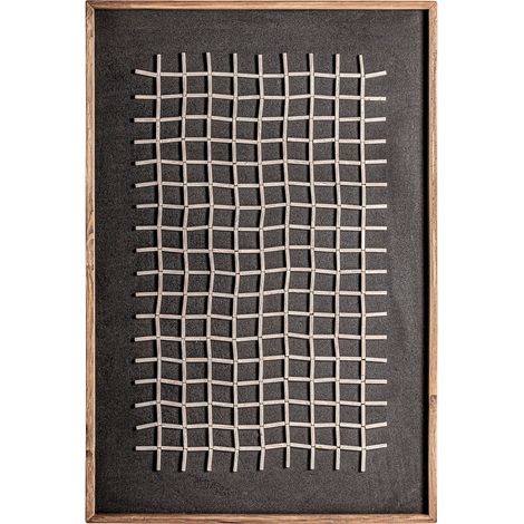 Panneau décoratif contemporain bois foncé finition vieillie - Bois foncé effet vieilli (1/4)