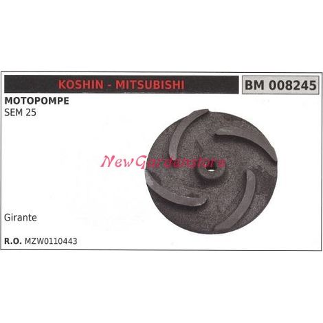Girante KOSHIN motopompa SEM 25 008245