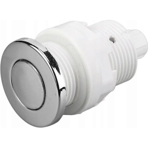 Bouton-poussoir pneumatique de 28 mm pour vanne de vidange des eaux usées de baignoire ou de spa - m.3293 (1/5)