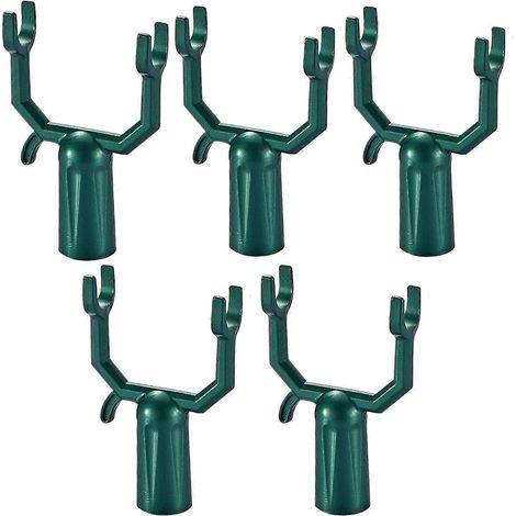 Kleiderhaken-Gabelstange – 5-teiliges Ersatzkopf-Set aus Aluminiumlegierung für Kleiderbügel-Greifer (1/4)