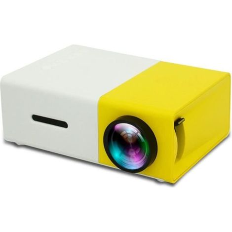 Filiyano – Projecteur LED HD portable mini YG300 1080p pour home cinéma, USB, HDMI, AV et carte SD @ZHX90311001YES989 (1/4)
