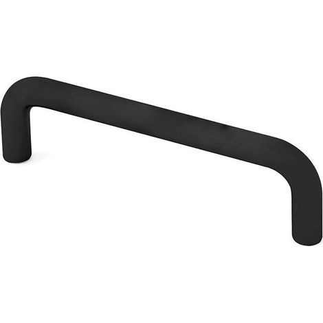 tirador zamak modelo geno l105 c96 acabado negro mate, gris ral, cromo acabado negro mate (1/3)