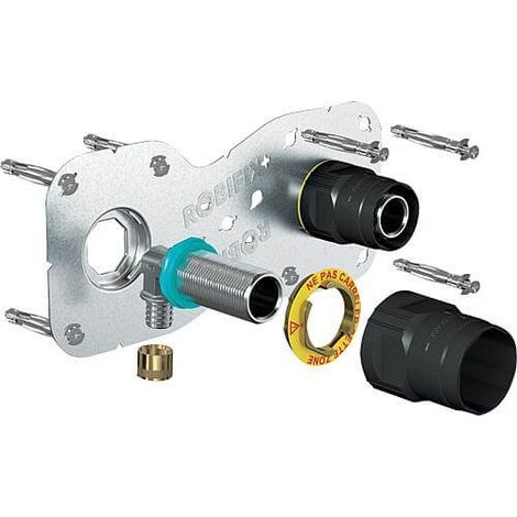 Kit de fixation ROBIFIX+ entraxe 150 mm PER à glissement Ø12 - mâle 3/4'' (20/27)
