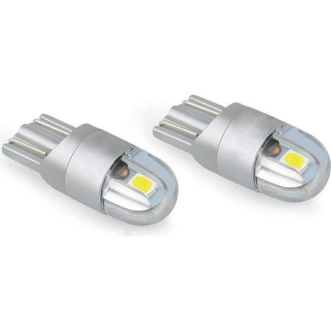 T10 W5w Led Feu de Position Veilleuses 12v 6000K Blanc 168 194 Led Clignotant Pour Ampoule Plaque Feux de Gabarit Voiture Moto (1/5)