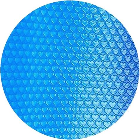 Bâche Solaire pour Piscine Ronde Hors Sol de 1,2 à 3 m - Couverture Jacuzzi Intérieure et Extérieure Film d'Isolation Contre la Poussière Chaleur, Taille XL xl (1/5)