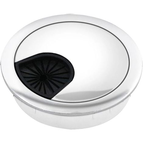 Round Metal Cable Grommet Hole for Organized Office (Glossy) (1/5)