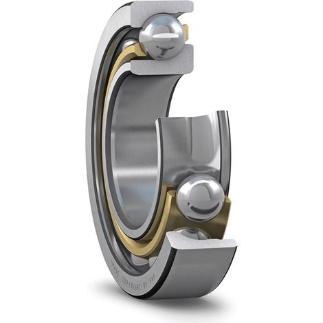 Roulement à billes à contact oblique à une rangée SKF, ø int. 35mm, ø ext. 80mm, larg. 21mm ( Prix pour 1 )