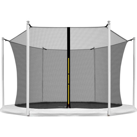 Aga24 – Filet de protection intérieur 305 cm pour trampoline – Hauteur 155 cm – Fixations mailles 5x5 mm – Matériau PE polyéthylène – Couleur noir