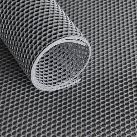Esterilla de rejilla de nido de abeja Ultra Grip 120 cm - Gris (1/5)