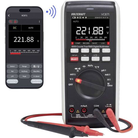 [GEBRAUCHT] B-Ware VOLTCRAFT VC871 Hand-Multimeter digital Datenlogger CAT III 1000 V CAT IV 600 V (1/2)