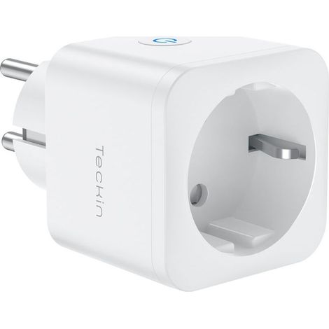 Prise connectée WiFi 16A Compatible Alexa, Google Home, Siri Commande vocale, contrôle à distance, minuterie 3680W Tension AC 100-240V (1/5)