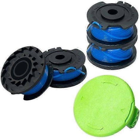 Bobine de coupe-bordures compatible avec Greenworks 20V 24V 40V 80V (4 bobines, 1 capuchon) (1/4)