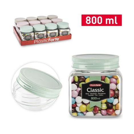 BOTE CLASSIC CUADRADO 800ML SURTIDO