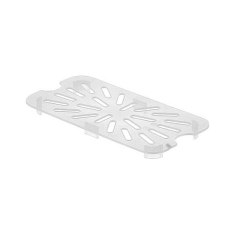 Égouttoir gastronorme en polypropylène GN 1/4 - 205x105x13mm - Matériel CHR Pro