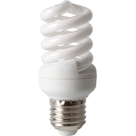 ORION91 Pack x 10 unidades Bombilla Ahorro ESPIRAL MICRO T2 E27 15w 900lm Blanco Cálido 2700k 6000h Orion91 Simply - SpazioLuzio