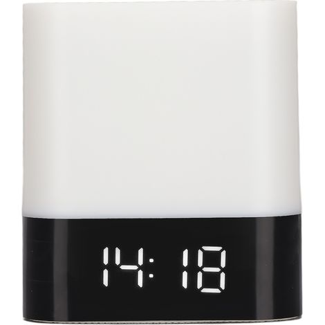 Bluetooth-Nachtlicht mit Touch-Lautsprecher und LED-Wecker zum Lesen im Wohnzimmer oder Schlafzimmer. (1/5)