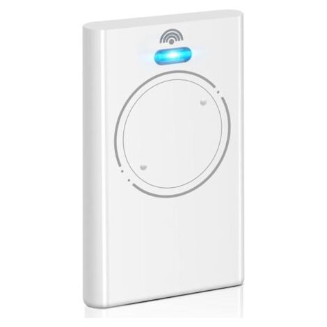 Télécommande pour ouvre-porte de garage 868 MHz compatible avec XT2 868 SLH LR, 2 canaux, blanc (1/5)