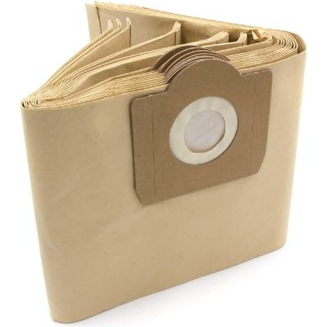 Pour Usage Général - Lot de 10 Sacs Aspirateur pour Karcher 6.959-130.0 WD3 WD3P MV3 Sacs Filtrants en Papier de Rechange pour Aspirateur Wet & Dry (Accessoire, Sac) (1/3)