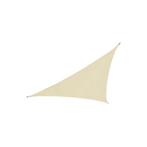 VELA OMBREGGIANTE POLIESTERE TRIANGOLARE  BEIGE mt. 3x3x3    VETTE