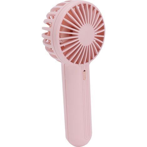 Ventilateur de poche 3 en 1 rose, portable, rechargeable par USB, pour la maison et l'extérieur (1/5)