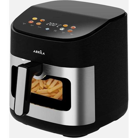 Friteuse à air Tucuman 6,5L 1600W Noir/acier avec double résistance (1/2)