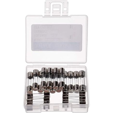 T2.5AL250V 5x20mm 2.5A 250V Slow Acting Fuses 2.5 Ampere 250 Volt 0.2 x 0.78 Inch Time Delay Fuse for Glass Tube (1/4)
