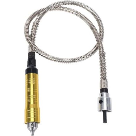 Albero flessibile per smerigliatrice rotativa, compatibile con manipoli da +0,3-6,5 mm per utensili rotanti e trapani elettrici. (1/5)