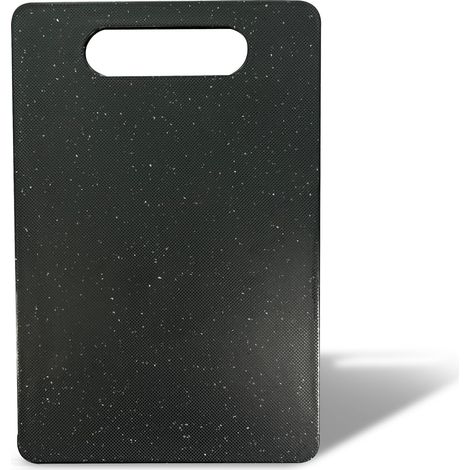 Fackelmann Tagliere in PP effetto granito, ideale per tagliare, affettare e preparare, superficie antiscivolo, foro incluso, lavabile in lavastoviglie, dimensione 30x20cm (1/5)