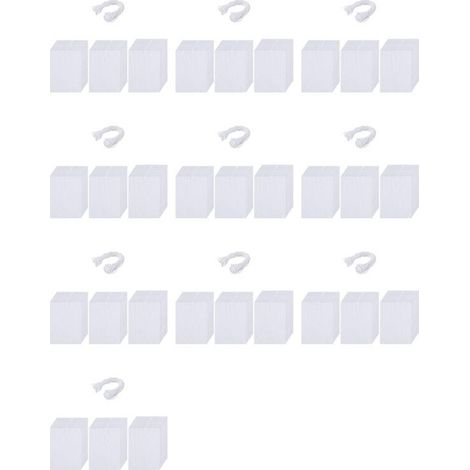 Adecuado para 250 pastillas ambientadoras para coche por sublimación, almohadillas aromáticas rectangulares para bricolaje con fieltro perfumado colgante.