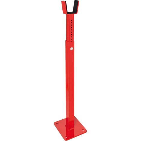 MORAVIA Systemschranke COMPACT Gegengewicht Auflagepfosten rot-weiß 6500mm (1/5)