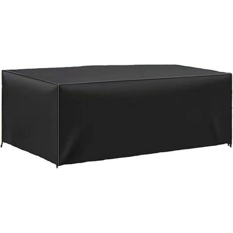 Gartentischabdeckung 180 x 110 x 70 cm, wetterfeste und reißfeste 420D Oxford-Plane, Schutzhülle für Gartenmöbel
