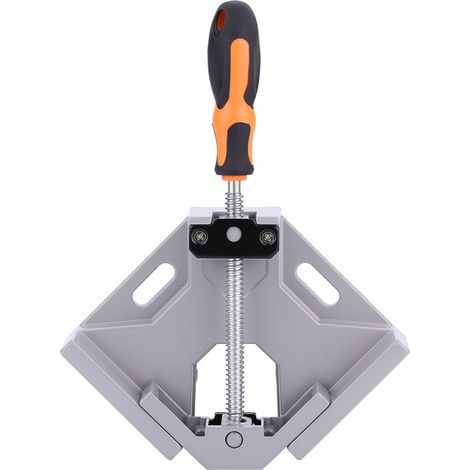 1 pince d'angle de soudage à angle droit en alliage d'aluminium avec mâchoire rotative à poignée unique à 90°