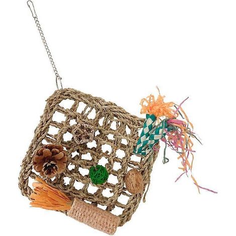 Accessoires pour cages à oiseaux, tapis à mâcher pour perruches, bloc de bois, perchoir, jouet à mâcher